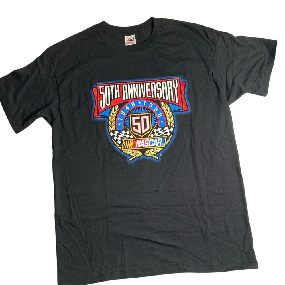 VTG 1948-1998 NASCAR Racing 50th Anniv. Daytona International Speedway Shirt XL